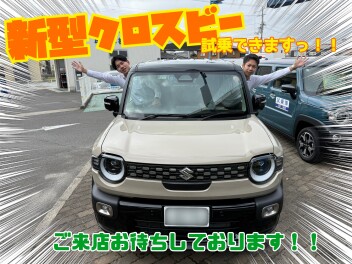 クロスビー試乗できます！！